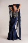 Saks Blue Fish Model Dress